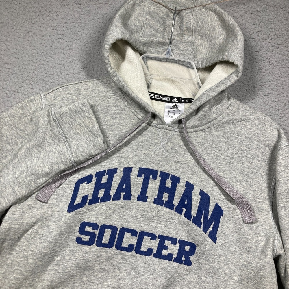 Chatham Soccer University Cougars Hoodie Womens Medium Gray Pullover Sweatshirt